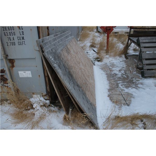 4 sheets 3/4" plywood