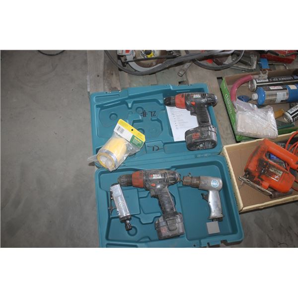 Cordless Drills, Jig Saw, Grease, Electric Tools and Cables
