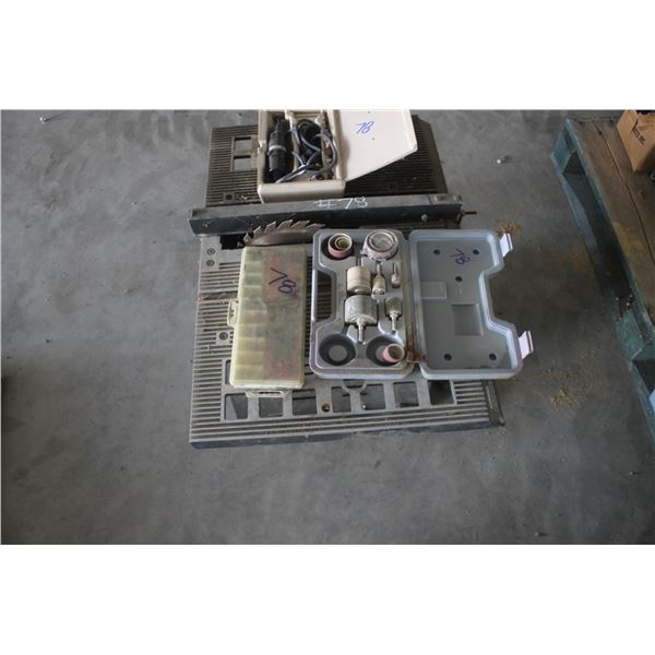 Table Saw, Dremel and Attachments