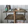 Image 1 : Stand c/w Misc. Fluids and Air Hose