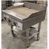 Image 2 : GARLAND 36" ELECTRIC GRIDDLE W/ EQUIPMENT STAND ON