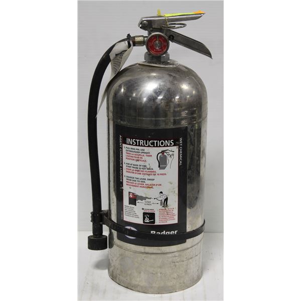 20LBS WET CHEMICAL FIRE EXTINGUISHER