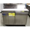 Image 1 : ICB 4" STAINLESS STEEL PREP STATION W/ POLY BOARD