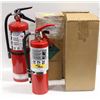 Image 1 : GROUP OF FIVE 10LB DRY CHEMICAL FIRE EXTINGUISHERS