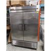 Image 1 : TRUE STAINLESS STEEL 2 DOOR FREEZER ON CASTERS