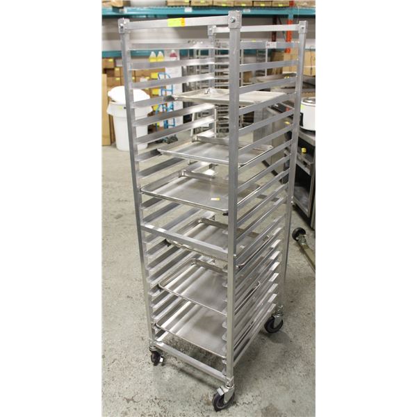 Kelmax Rack KELMAX BAKERS RACK W/ 6 BUN PANS- 20 SLOT