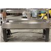 Image 2 : GALLEY BUFFET TABLE ON CASTORS W/ GLASS SNEEZE