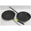 Image 1 : LOT OF 2 CARBON STEEL 10" FRYING PANS
