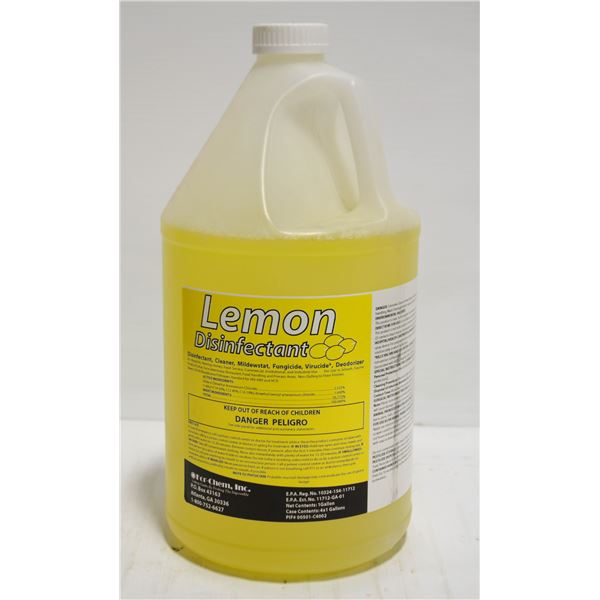 LEMON CLEANER DISINFECTANT - 1 GALLON