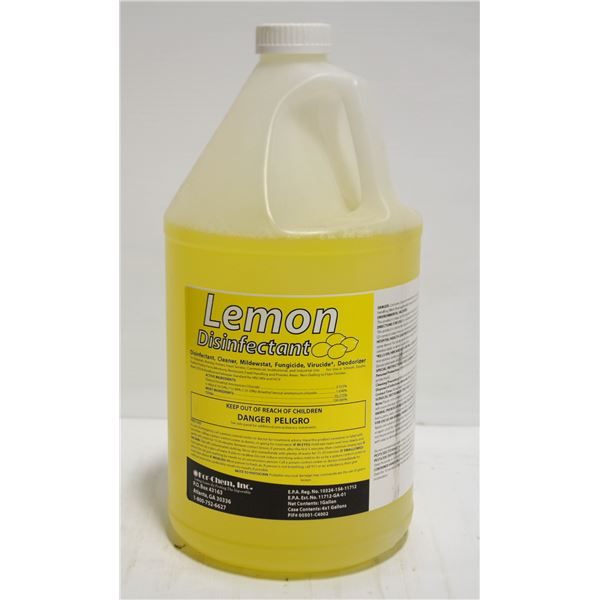 LEMON CLEANER DISINFECTANT - 1 GALLON