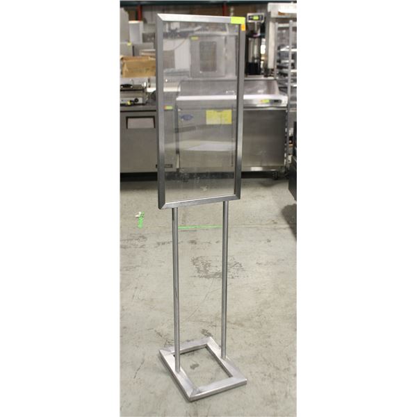 STAINLESS STEEL  ADVERTISEMENT SIGN / STAND