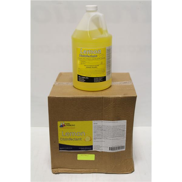 CASE OF 4 KOR-CHEM LEMON CLEANER / DISINFECTANT