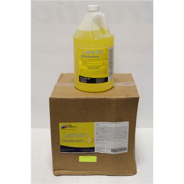 CASE OF 4 KOR-CHEM LEMON CLEANER / DISINFECTANT