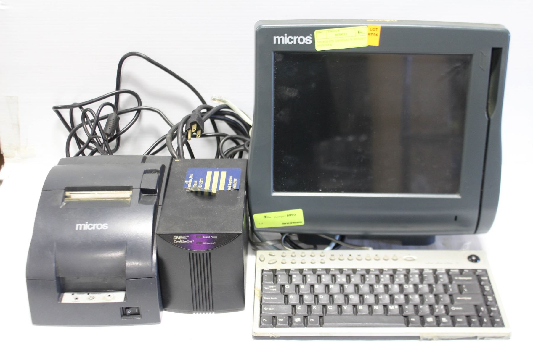 MICROS POS TERMINAL W/ RECEIPT PRINTER