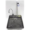 Image 1 : POLY RINSING DRAINPAN W/ FIXTURE 14" X 17"