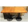 Image 1 : LOT OF 2 SQUARE DINING TABLES 25.5" X25.5" X 30"