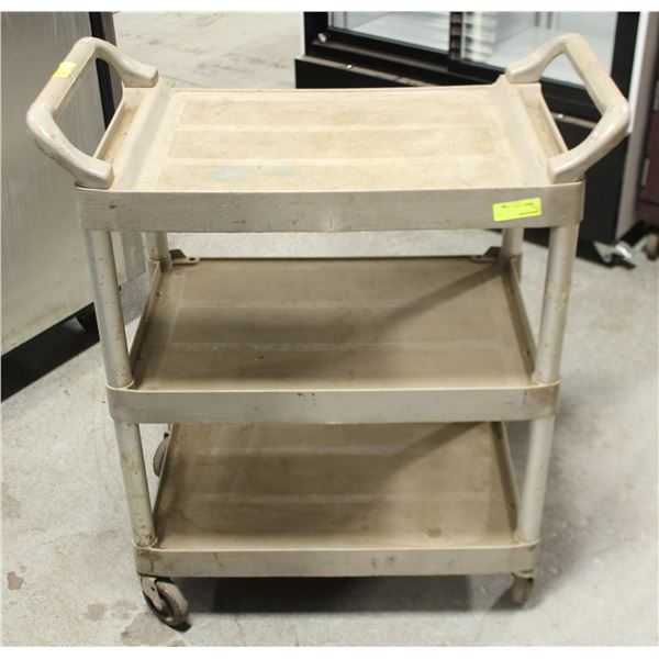 3 TIER POLY SERVICE CART