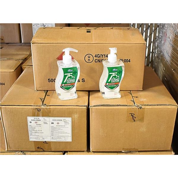 BOX OF 24 -500ML BOTTLES OF HAND SANITIZER