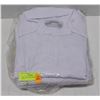 Image 1 : 5 SIZE LARGE WHITE SERVICE WORK SHIRTS