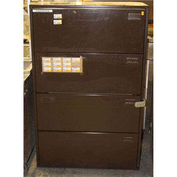 4 DRAWER LATERAL FILING CABINET