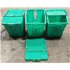 Image 1 : LOT OF 3 TUCKER 20 GALLON STACKING RECYCLE BISN W/