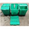 Image 1 : LOT OF 3 TUCKER 20 GALLON STACKING RECYCLE BISN W/