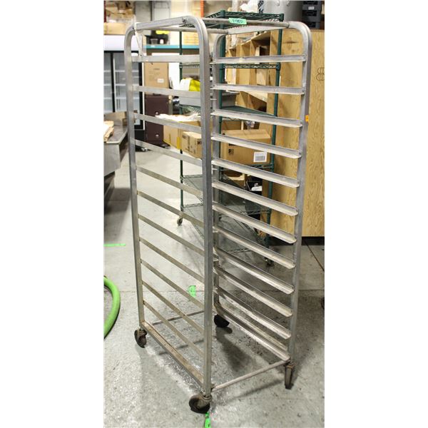 12-TIER ALUMINUM BAKERS RACK *AS IS - BENT