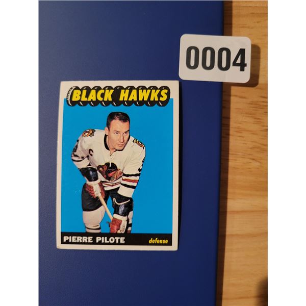 1964-65 Blackhawks Defense - Pierre Pilote #56