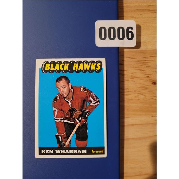 1964-65 Blackhawks Forward - Ken Wharram #61