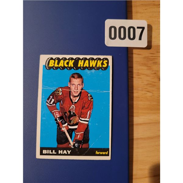 1964-65 Blackhawks Forward - Bill Hay #62