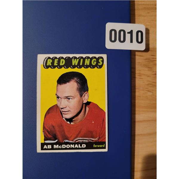 1964-65 Red Wings Forward - Ab McDonald #50
