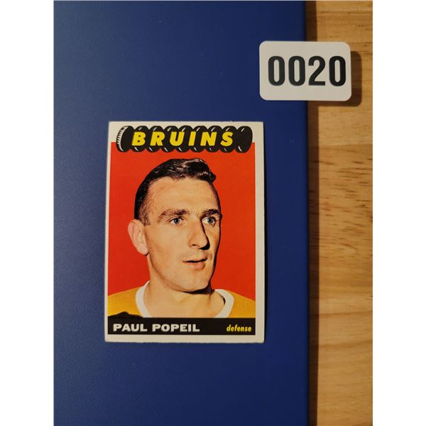 1964-65 Bruins Forward - Paul Popeil 40