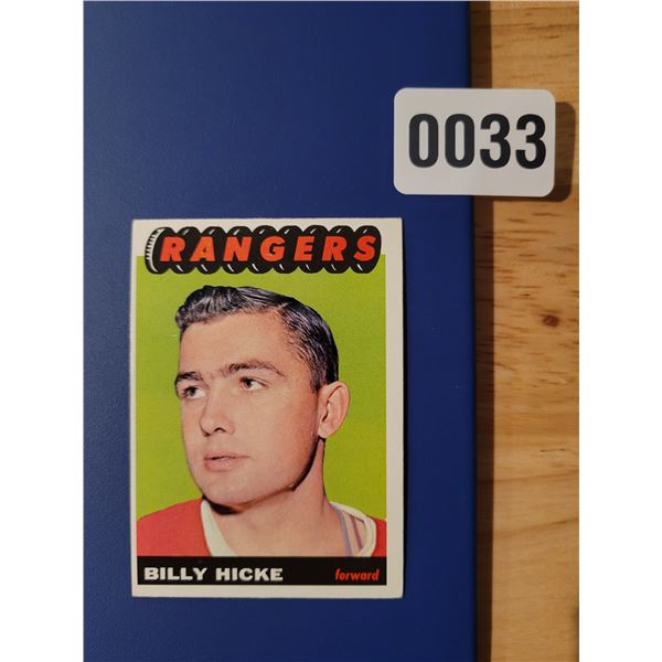 1964-65 Rangers Forward - Billy Hicke 30