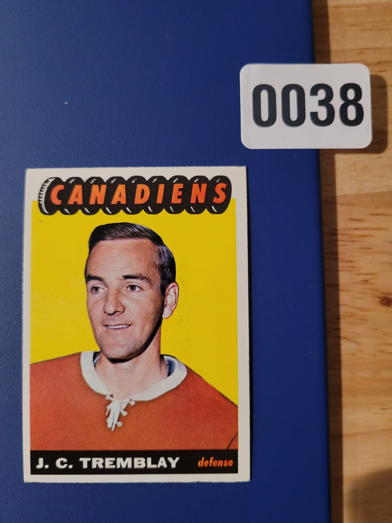 196465 Montreal Canadiens Defense J. C. Tremblay 69 Beck
