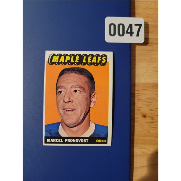 1964-65 Toronto Maple Leafs - Defense - Marcel Pronovost 80