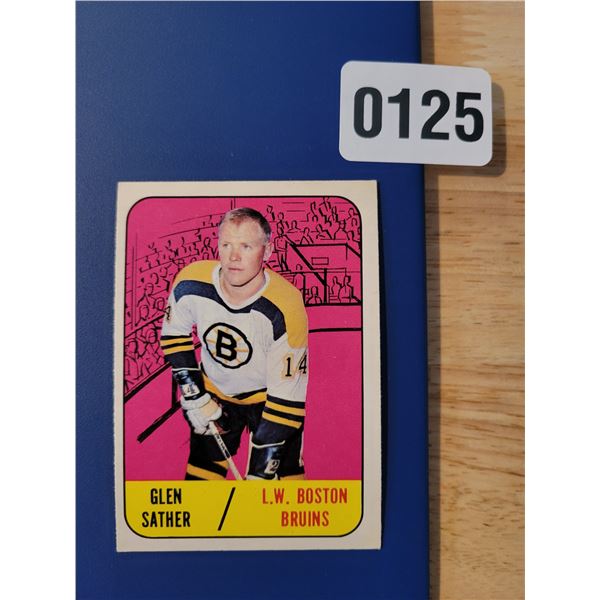 1966-67 Boston Bruins - Left Wing - Glen Sather 38