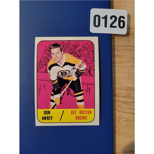 1966-67 Boston Bruins - Defense - Don Awrey 37