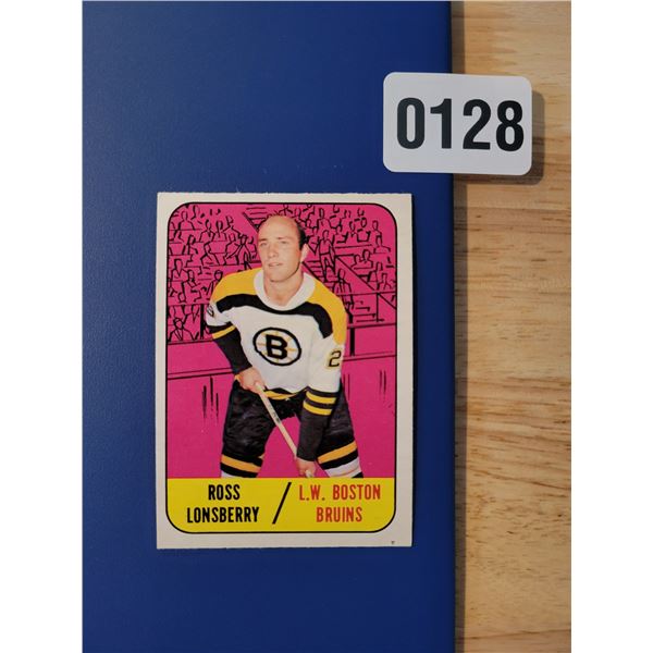 1966-67 Boston Bruins - Left Wing - Ross Lonsberry 35