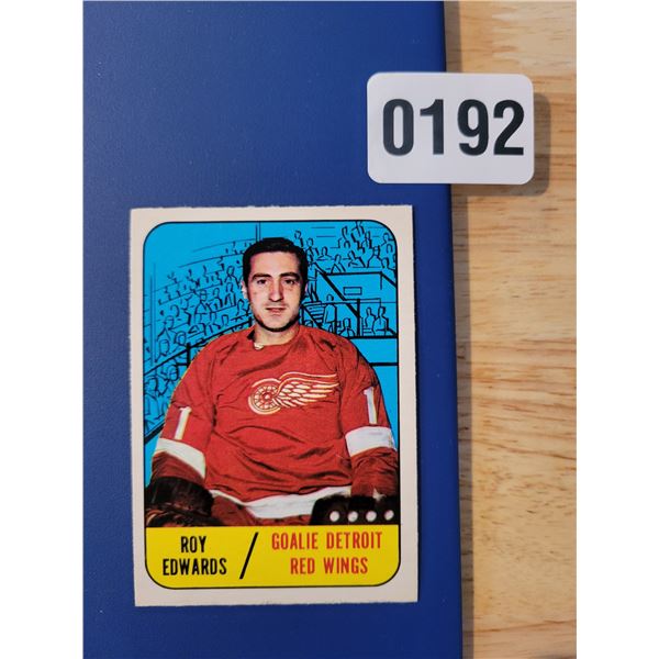 1966-67 Detroit Red Wings - Goaltender - Roy Edwards 106