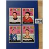 Image 1 : 1966-67 Allstar Tim Horton - Glen Hall - Norm Ullman - Bobby Orr