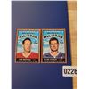 Image 1 : 1965-66 Allstar Centre Jean Beliveau 127 and Defence Allen Stanley 128