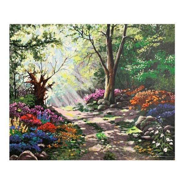 Anatoly Metlan, "Rays of Sunshine" Hand Signed Limited Edition Serigraph on Canvas with Letter of Au