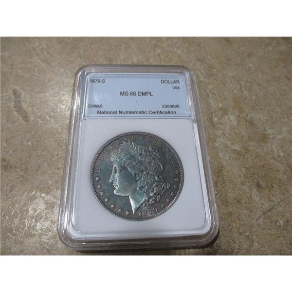 1879-S USA Morgan Dollar NNCMS 66 DMPL