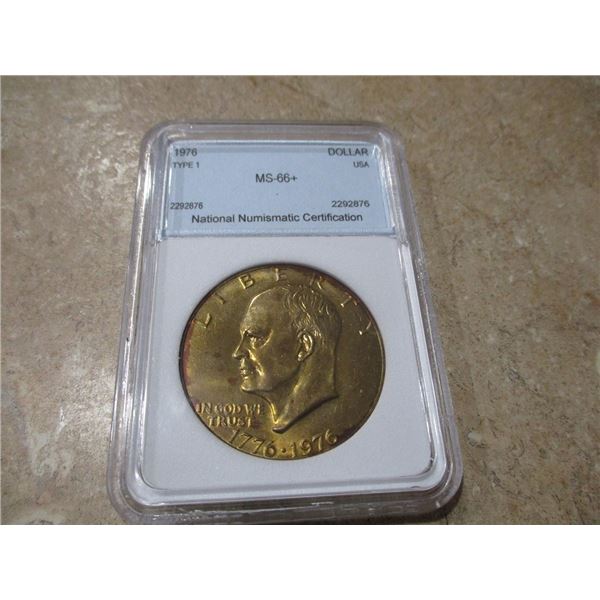 1976 USA $1 Type 1 NNC MS 66+