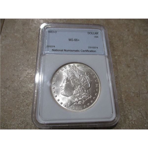 1883-O USA Morgan Dollar NNC MS 66+