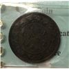 Image 2 : 1886 Canada 1 Cent Obverse #1 CCCS EF 40