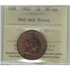 Image 1 : 1902 Canada 1 Cent Red and Brown ICCS MS 64