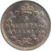Image 2 : 1884 Canada 5 Cent Near 4 ICCS VF 30
