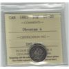 Image 1 : 1885 Canada 10 Cent Obverse 4 ICCS VF 20
