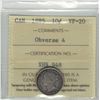 Image 1 : 1885 Canada 10 Cent Obverse 4 ICCS VF 20